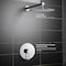 Kibi Circular Pressure Balanced Single Function Shower System with Rough In Valve - Chrome KSF407CH - alternate 7